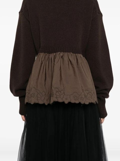 Cecilie Bahnsen Bera jumper - Brown
