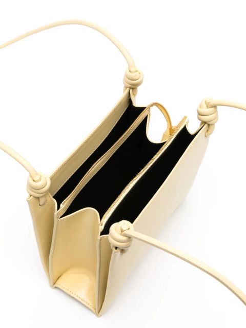 Jil Sander small Giro leather crossbody bag - Yellow