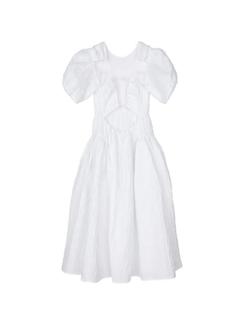 Cecilie Bahnsen puff-sleeves dress - White - zdjęcie produktu nr 2