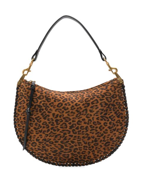 ISABEL MARANT Oskan Soft zip shoulder bag - Brown - zdjęcie produktu nr 1
