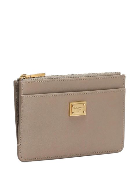 Dolce & Gabbana leather cardholder - Brown