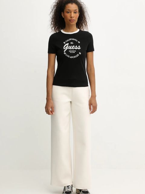 Guess t-shirt GALA damski kolor czarny V5BI03 J1314