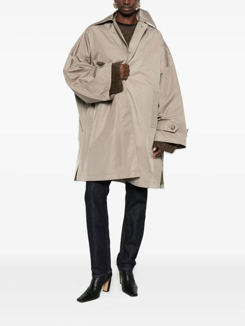 TOTEME drop-shoulder trench coat - Neutrals