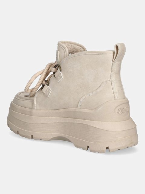 Buffalo śniegowce Olympia Chukka Warm damskie kolor beżowy 1622612-BEI