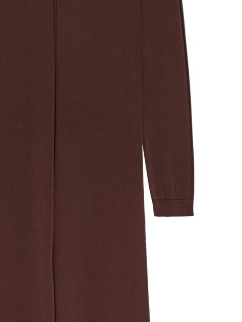 LEMAIRE long-sleeve maxi dress - Brown - zdjęcie produktu nr 2