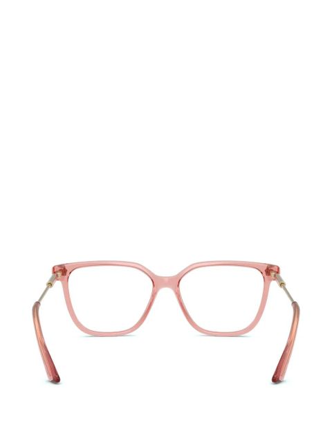 Versace Eyewear Medusa Head-appliqué glasses - Pink