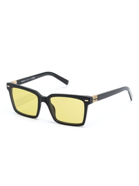 Miu Miu Eyewear 13ZS square-frame sunglasses - Black - zdjęcie produktu nr 2