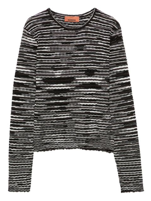 Missoni round-neck sweater - Black - zdjęcie produktu nr 1