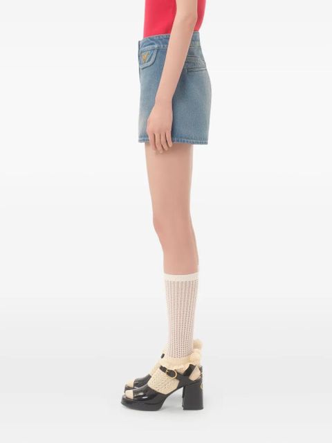 Valentino Garavani denim shorts - Blue