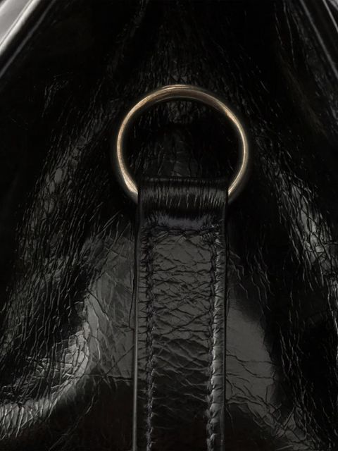 Prada medium leather tote bag - Black