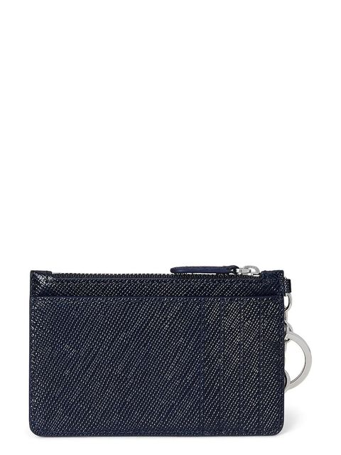 Lauren Ralph Lauren portfel skórzany damski kolor granatowy 432966789 - zdjęcie produktu nr 2