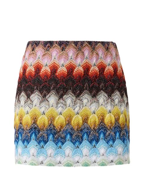 Missoni patterned mini skirt - Blue - zdjęcie produktu nr 1
