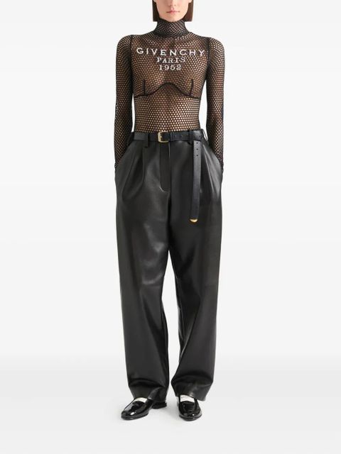 Givenchy long-sleeve mesh-effect body - Black - zdjęcie produktu nr 2