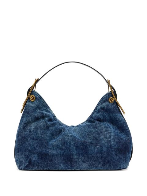 Diesel D-Line denim shoulder bag - Blue - zdjęcie produktu nr 2