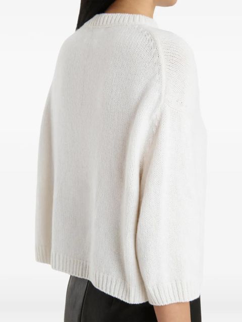 KHAITE Sabina sweater - White