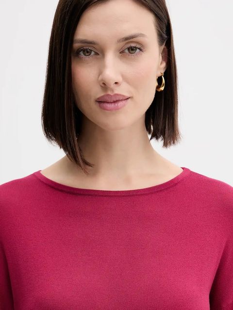 United Colors of Benetton sweter damski kolor różowy lekki 103VD10AV - zdjęcie produktu nr 2