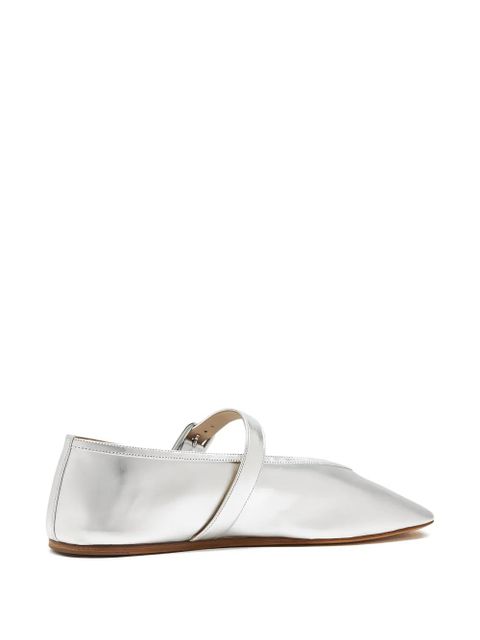 Le Monde Beryl Stella metallic-finish ballet flats - Silver
