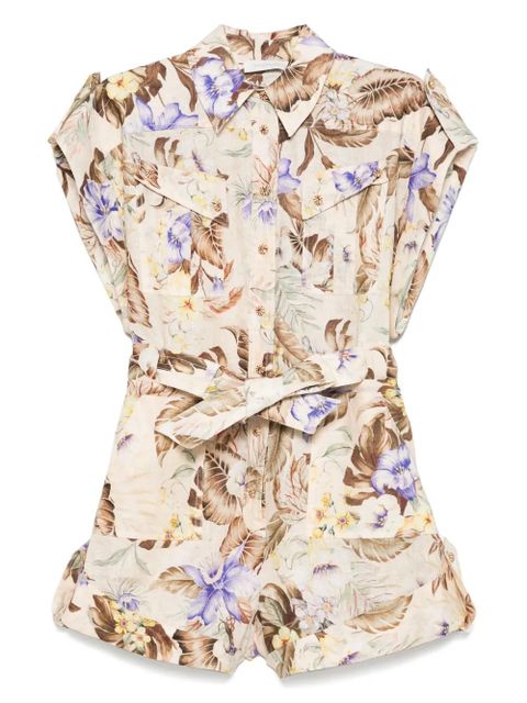ZIMMERMANN Coco playsuit - Neutrals - zdjęcie produktu nr 1