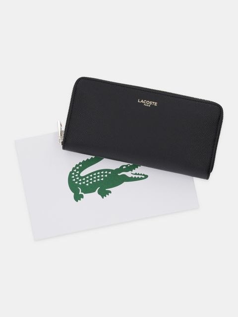 Lacoste portfel damski kolor czarny NF5097PH