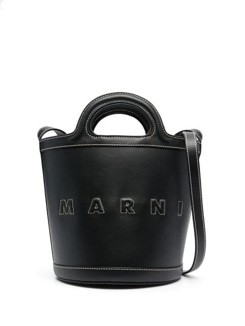 Marni small Tropicalia bucket bag - Black - zdjęcie produktu nr 1