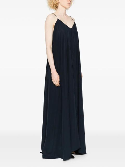 Eleh V-neck strap maxi dress - Blue