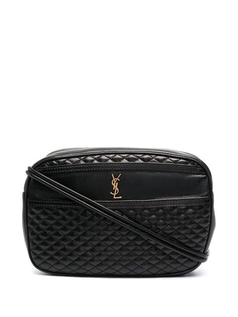 Saint Laurent Victoire quilted crossbody bag - Black - zdjęcie produktu nr 1