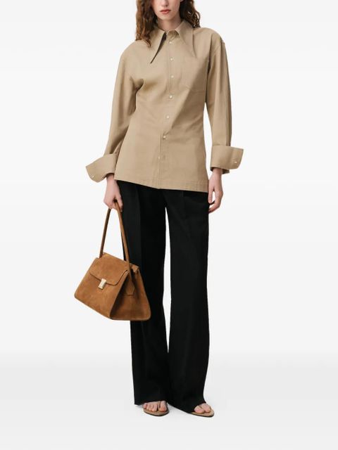 AMI Paris balloon-sleeve shirt - Neutrals - zdjęcie produktu nr 2