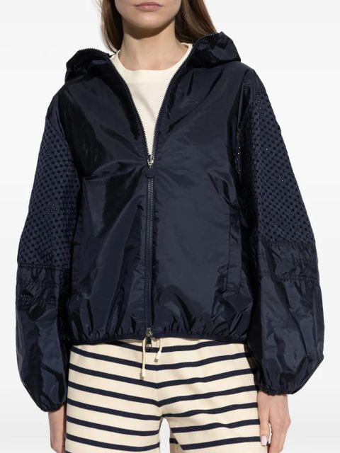 Moncler pierced nylon jacket - Blue