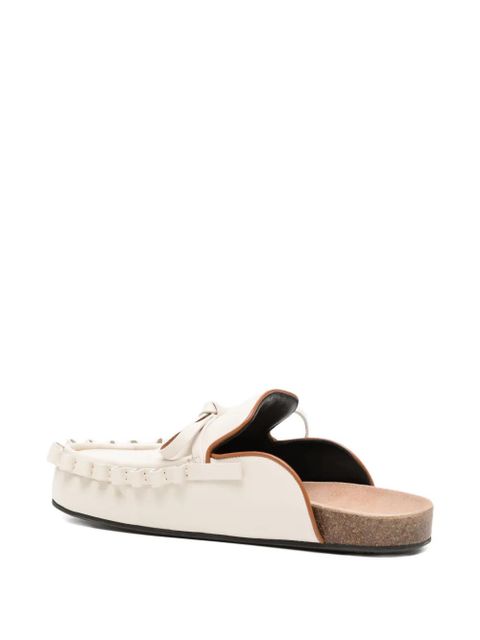JW Anderson leather mules - Neutrals