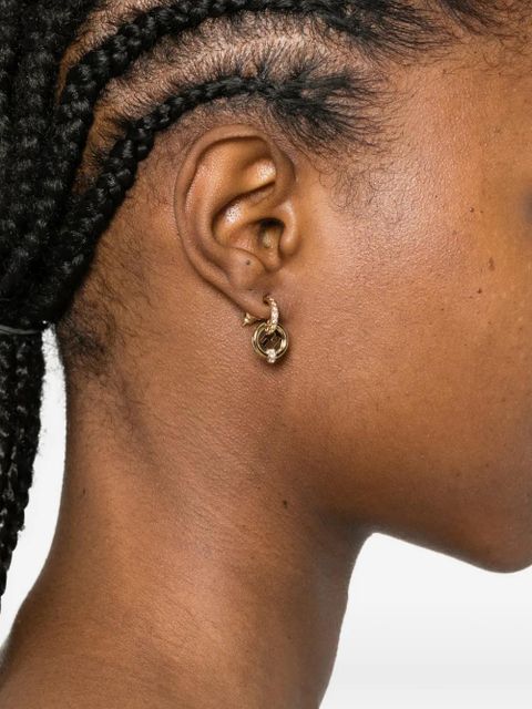 FENDI logo earrings - Gold - zdjęcie produktu nr 2