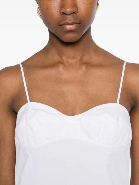 Róhe bustier voluminous maxi dress - White