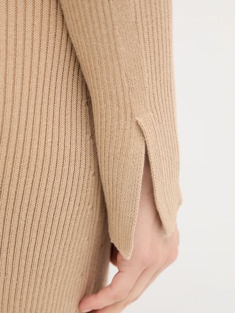 Barbour sukienka bawełniana ANASTASIA kolor beżowy maxi rozkloszowana LDR0936