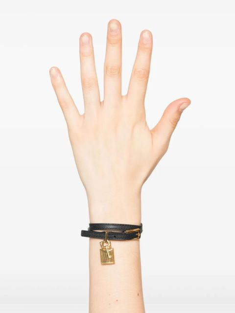 TOM FORD padlock bracelet - Black
