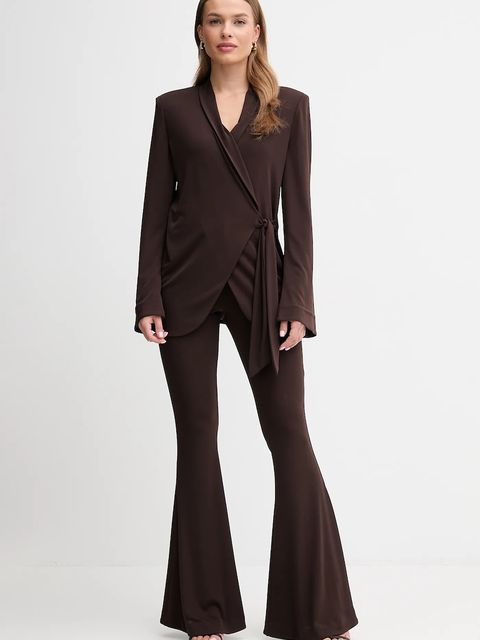 Gaudi marynarka kolor brązowy jednorzędowa gładka 521FD34005 - zdjęcie produktu nr 2