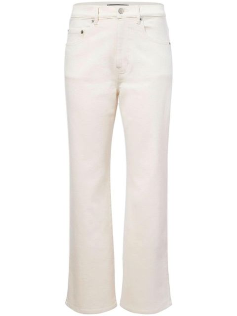 Proenza Schouler Jasper straight-leg cropped jeans - White - zdjęcie produktu nr 1