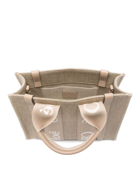 Chloé small Woody tote bag - Neutrals