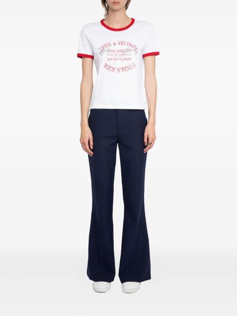 Zadig&Voltaire rhinestone-embellished T-shirt - White - zdjęcie produktu nr 2