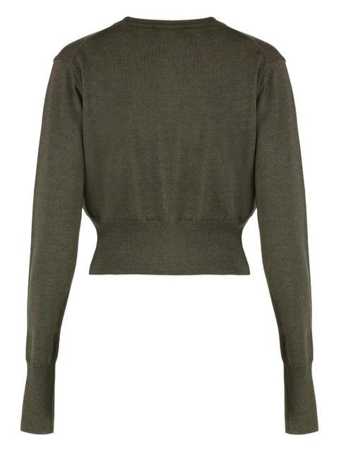 Vivienne Westwood Bea orb logo cardigan - Green - zdjęcie produktu nr 2