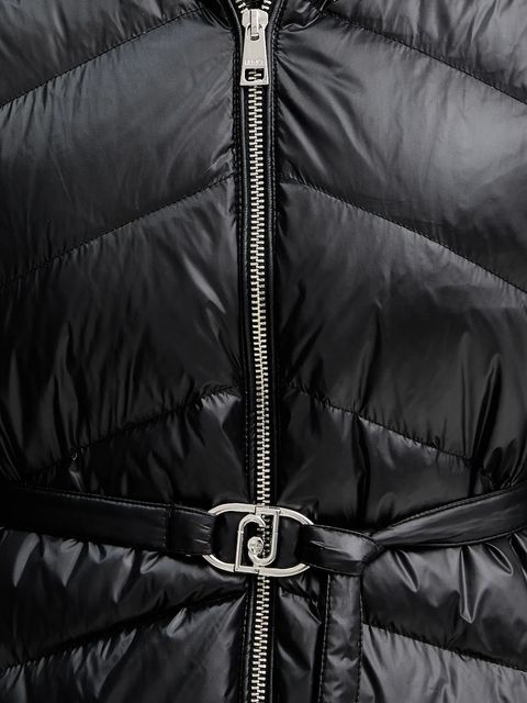 Liu Jo kurtka puchowa kolor czarny zimowa MF5022 T2709