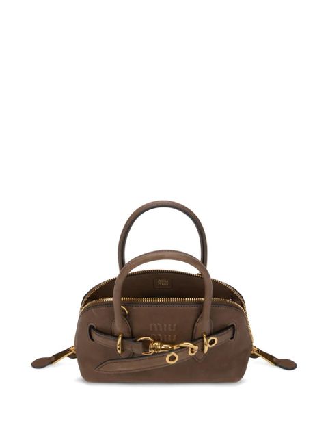 Miu Miu mini Aventure leather handbag - Brown