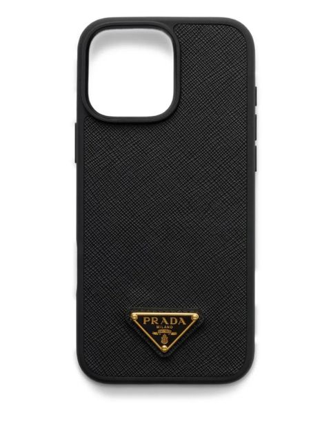 Prada textured iPhone 16 Pro Max case - Black - zdjęcie produktu nr 1