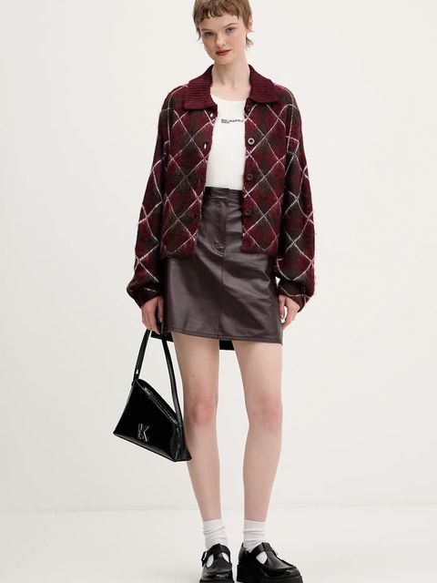 Karl Lagerfeld Jeans top kolor beżowy B1W18024