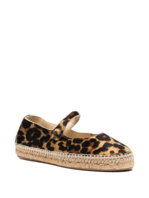 Manebi leopard-print touch-strap espadrilles - Neutrals - zdjęcie produktu nr 2
