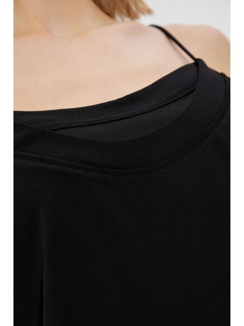 Balmain layered top - Black