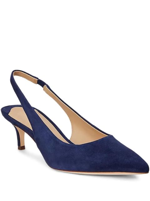 Lauren Ralph Lauren suede pumps - Blue - zdjęcie produktu nr 1