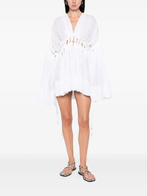 Christopher Esber cotton-blend dress - White