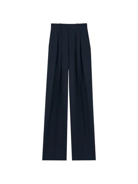 Saint Laurent pleated trousers - Blue - zdjęcie produktu nr 1