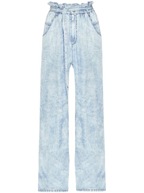 MARANT ÉTOILE Priana chambray trousers - Blue - zdjęcie produktu nr 1