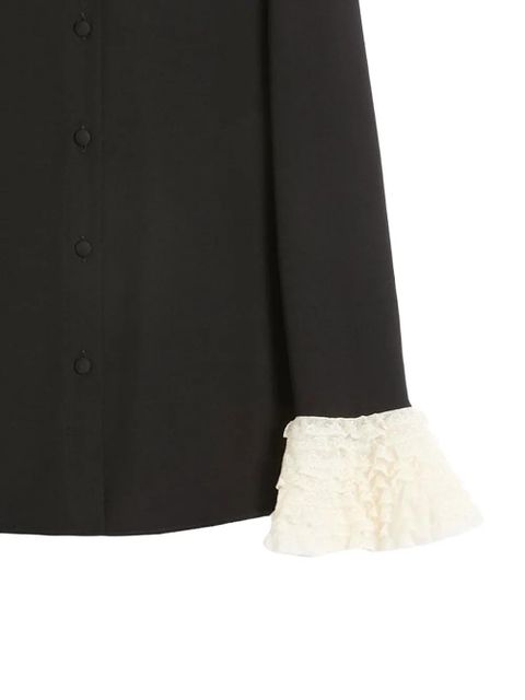 Valentino Garavani georgette shirt - Black