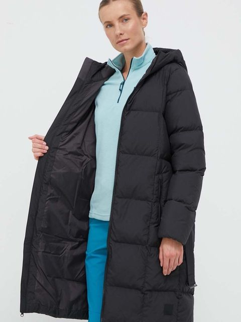 Jack Wolfskin kurtka puchowa Frozen Lake damska kolor czarny zimowa 1206132
